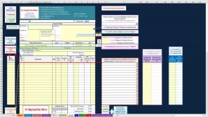 1ο στιγμιότυπο από το Excel για τα Τιμολόγια (2) και Βιβλίο Εσόδων Εξόδων