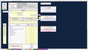 3ο στιγμιότυπο από το Excel για τα Τιμολόγια (2) και Βιβλίο Εσόδων Εξόδων